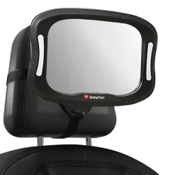Bil Spejl Med LED 28,5x19,5cm*BabyDan Discount
