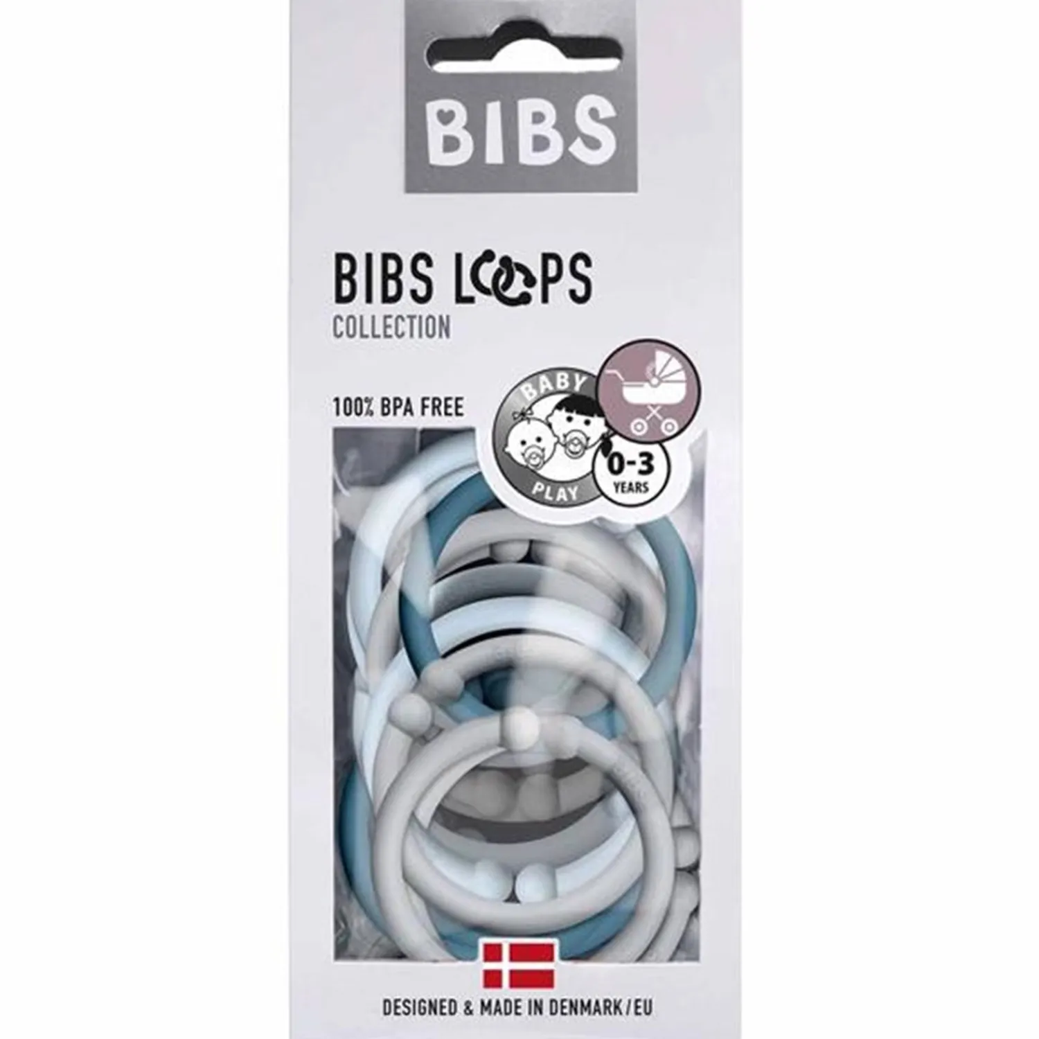 Loops Baby Blue/Cloud/Petrol*Bibs