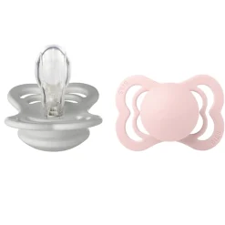 Supreme Silikone Sutter 2-pak Symmetrisk Haze/Blossom*Bibs Hot