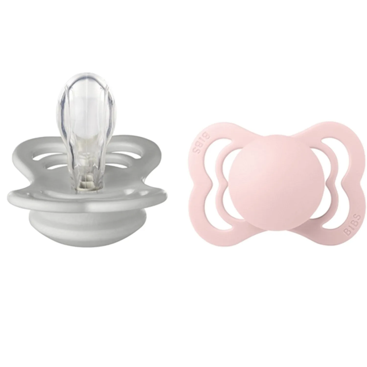 Supreme Silikone Sutter 2-pak Symmetrisk Haze/Blossom*Bibs Hot
