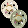 x Moomin Pacifier Colour 2 pack Friends Latex Size 2 Ivory mix*BIBS