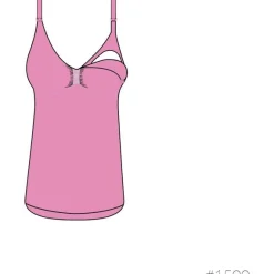 Ammetop m. Shapewear Hvid*Carriwell Outlet