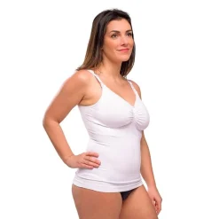 Ammetop m. Shapewear Hvid*Carriwell Outlet