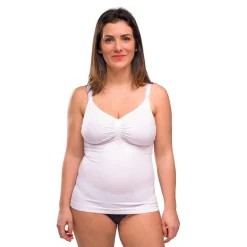 Ammetop m. Shapewear Hvid*Carriwell Outlet