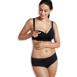 Graviditets- og Amme-BH m. Carri-Gel Sort*Carriwell New