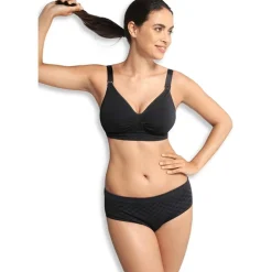 Graviditets- og Amme-BH m. Carri-Gel Sort*Carriwell New