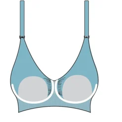 Graviditets- og Amme-BH m. Indlæg og Carri-Gel Hvid*Carriwell