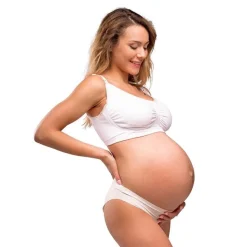 Graviditets- og Amme-BH m. Indlæg og Carri-Gel Hvid*Carriwell