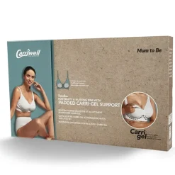 Graviditets- og Amme-BH m. Indlæg og Carri-Gel Sort*Carriwell Outlet