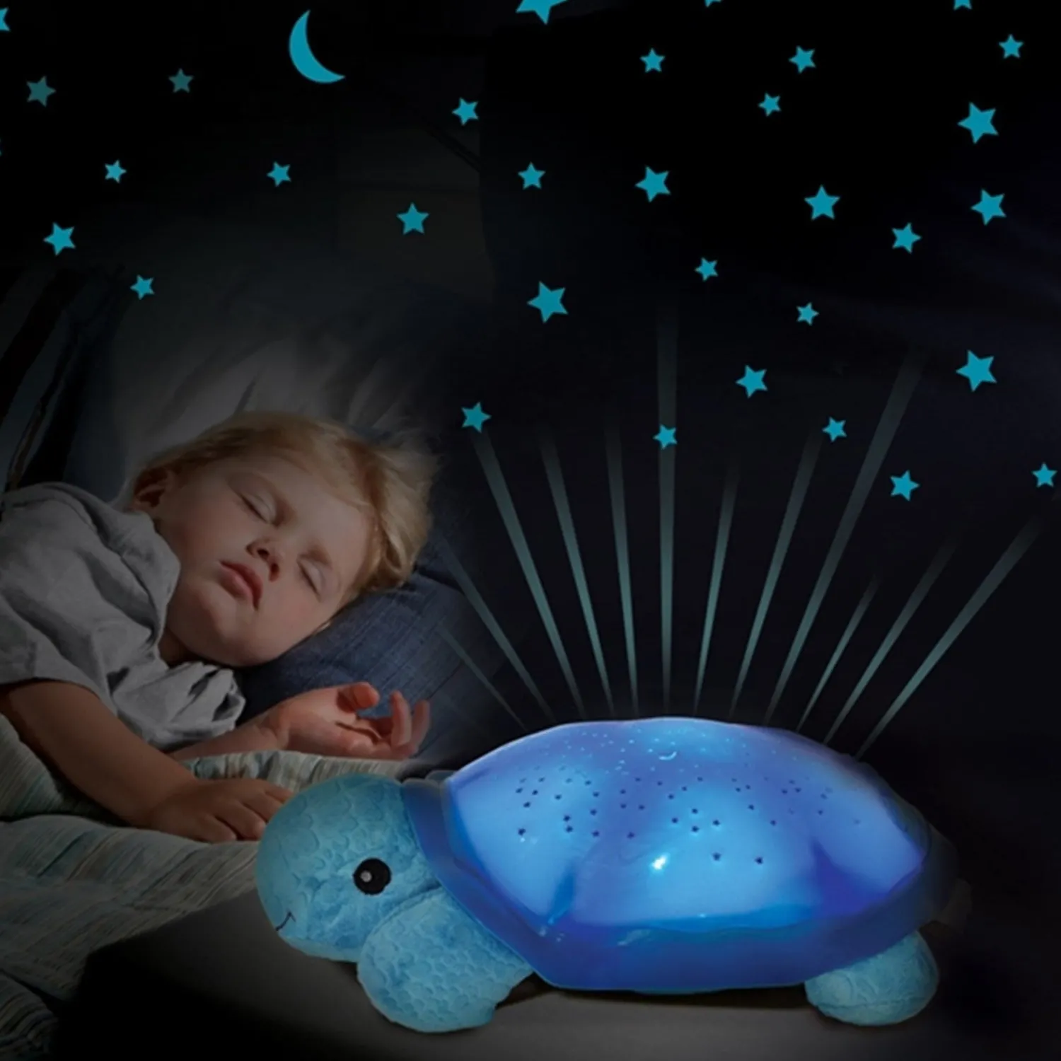 Twilight Turtle Natlampe Blå*Cloud B Best