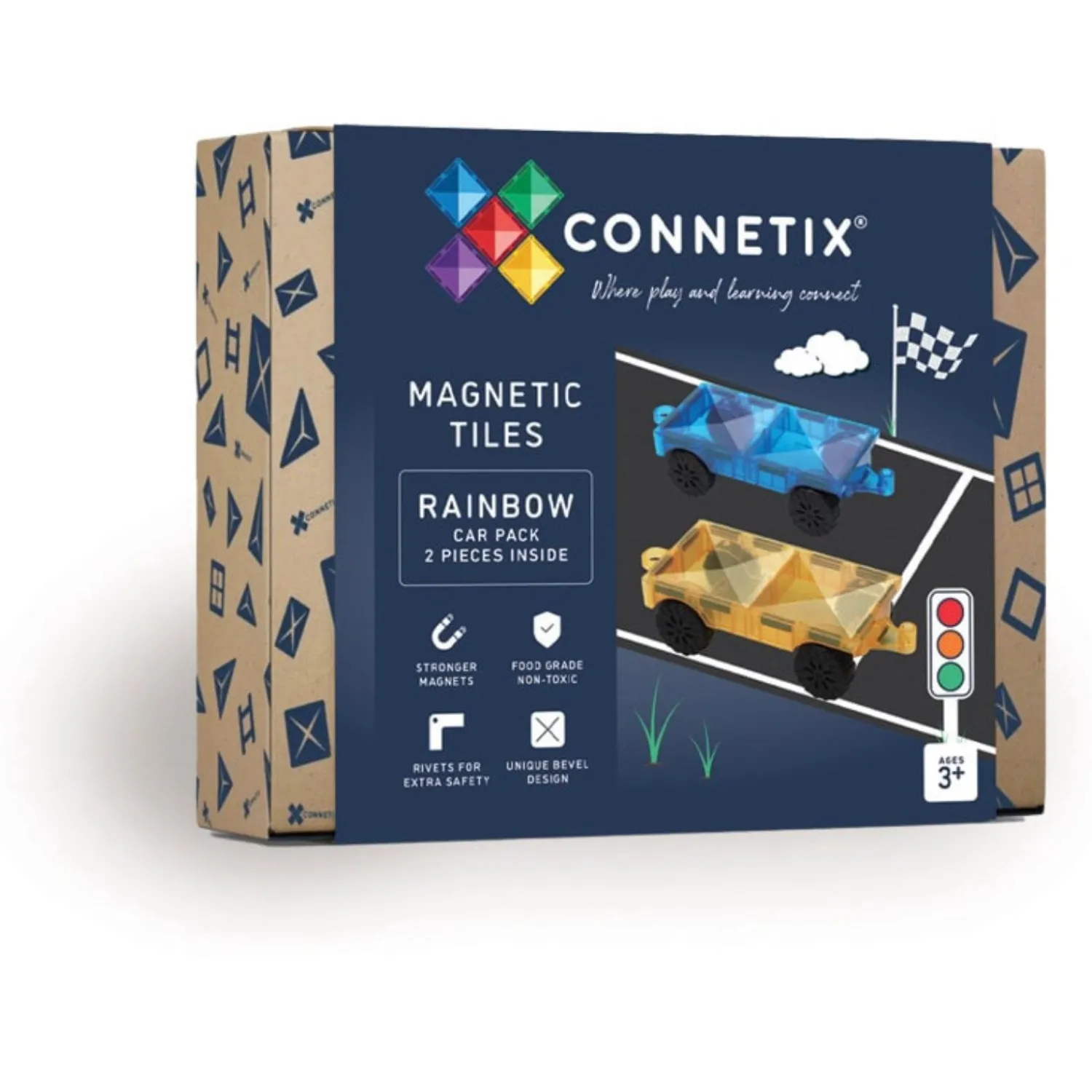 Rainbow Bil Pak 2 Styks*Connetix Clearance