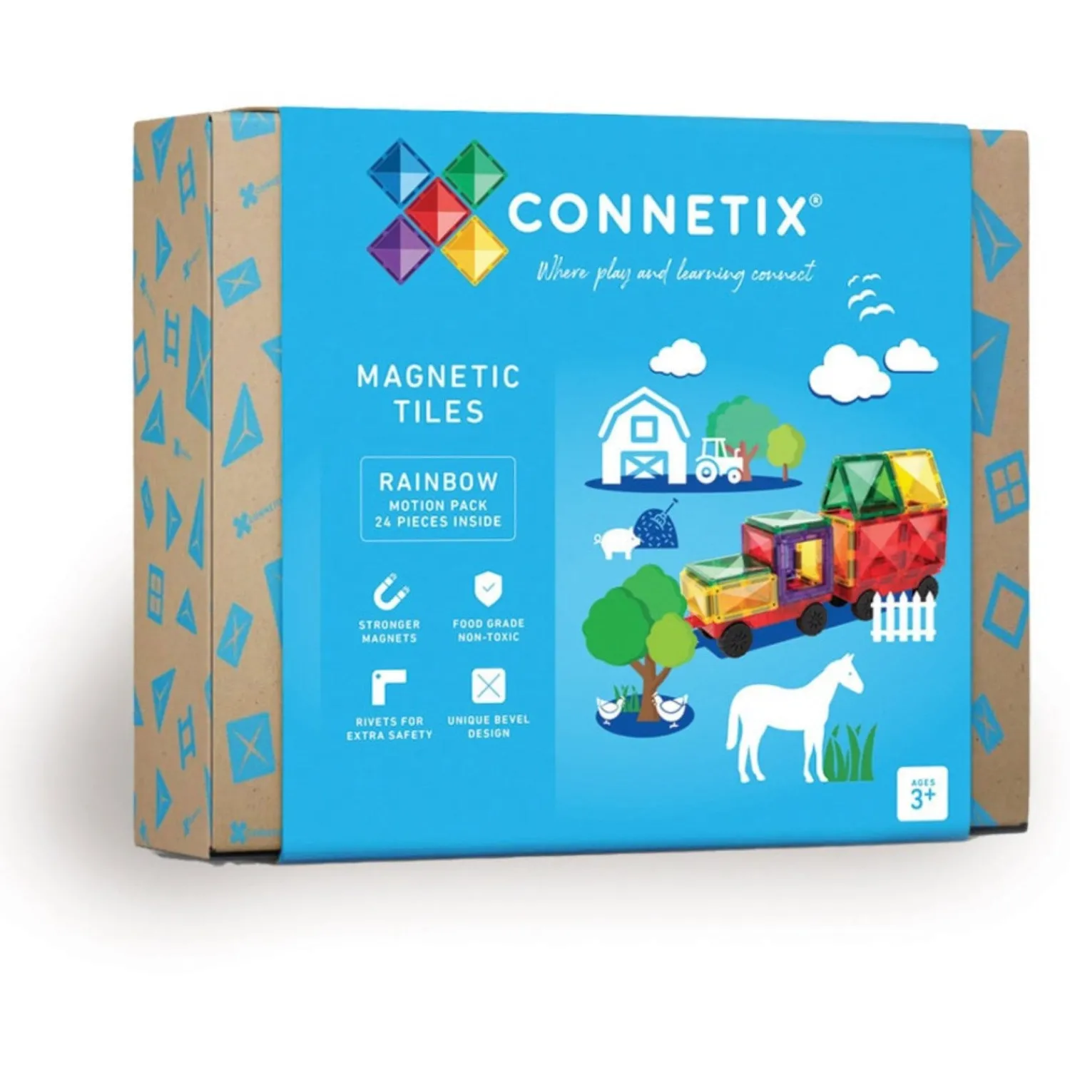 Rainbow Motion Pak 24 Styks*Connetix Clearance