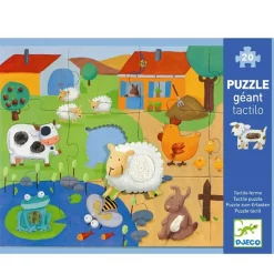 Følepuslespil Bondegård*Djeco Best