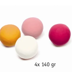 Light Clay 4 Tubes Play Dough Sweet*Djeco New
