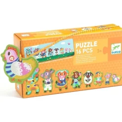 Puslespil Duo Stor og Lille på Bondegården*Djeco New