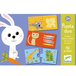 Puslespil Hvem Spiser Hvad*Djeco Best