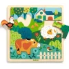 Puzzle Træpuslespil Bondegård*Djeco Discount