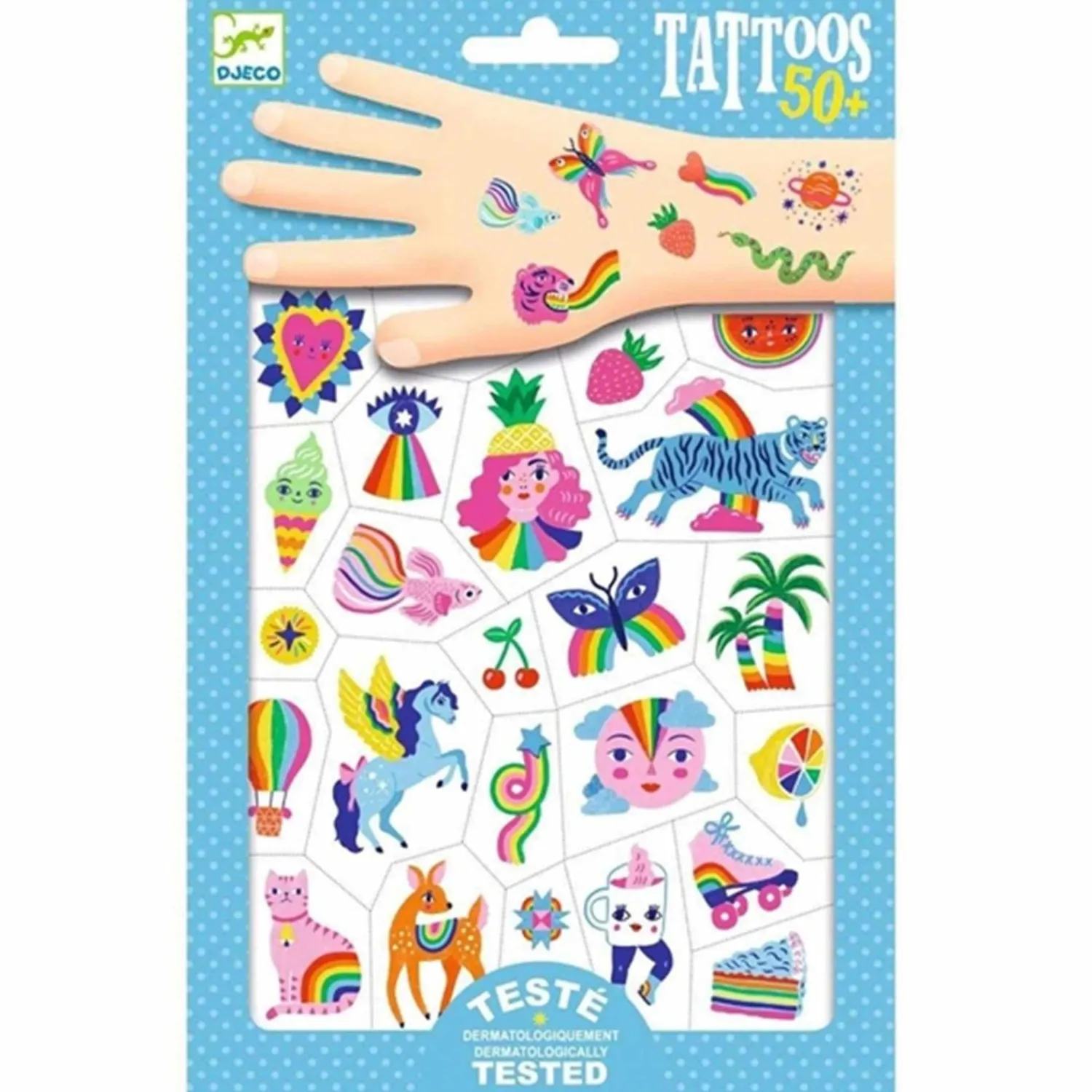 Tattoos Regnbuer*Djeco Clearance