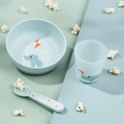 Foodie Første Spisesæt Playground Blå*DonebyDeer Discount