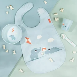 Foodie Første Spisesæt Playground Blå*DonebyDeer Discount