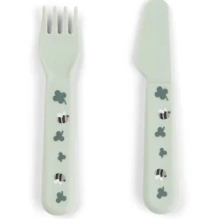 Green Foodie Spisesæt Med Sugekop Tiny Farm*DonebyDeer Hot