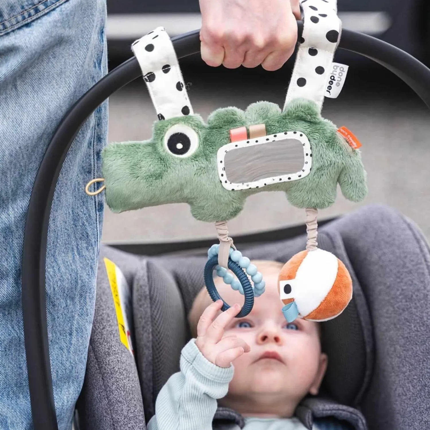 Grøn Aktivitetsophæng Croco*DonebyDeer Clearance