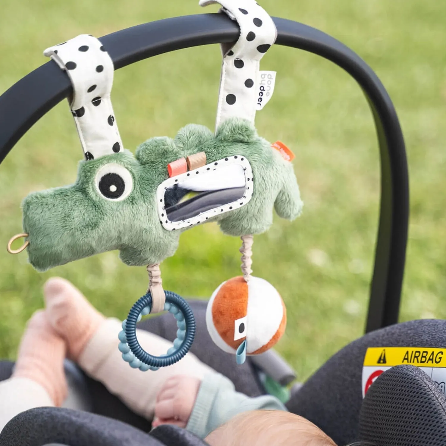 Grøn Aktivitetsophæng Croco*DonebyDeer Clearance