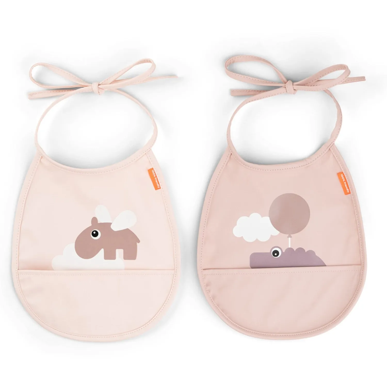 Mini Hagesmæk M/Lomme 2 Stk. Happy Clouds Pudder*DonebyDeer Discount