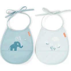 Mini Hagesmæk M/Lomme 2 Stk. Elphee Blå*DonebyDeer Sale