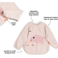 Pudder Hagesmæk m/Ærmer og lomme Tiny farm Pudder*DonebyDeer Outlet