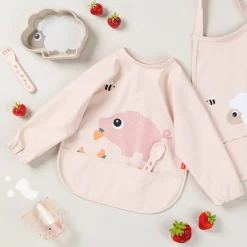 Pudder Hagesmæk m/Ærmer og lomme Tiny farm Pudder*DonebyDeer Outlet