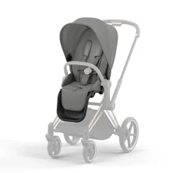 E-Priam inkl. Carrycot Mirage Grey (kombivogn)*Cybex Best