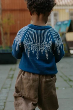 ALON LEAF PULLOVER - INSIGNIA BLUE*FLIINK New