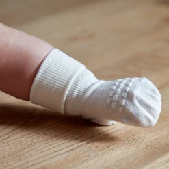 Off White Non-Slip Strømper Bambus*Gobabygo Discount