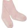 Soft Pink Non-Slip Strømper Organic Terry Bomuld*Gobabygo Discount