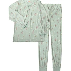 Bambus Mint AOP Pyjamas*Joha Outlet