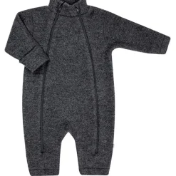 Uld Gråmeleret Heldragt 2 i 1*Joha Hot