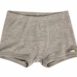 Uld Rib Sesame Melange Boxershorts*Joha Sale