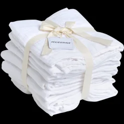 Økologisk Stofble Forvasket Hvide 8-pak*Mininor Online