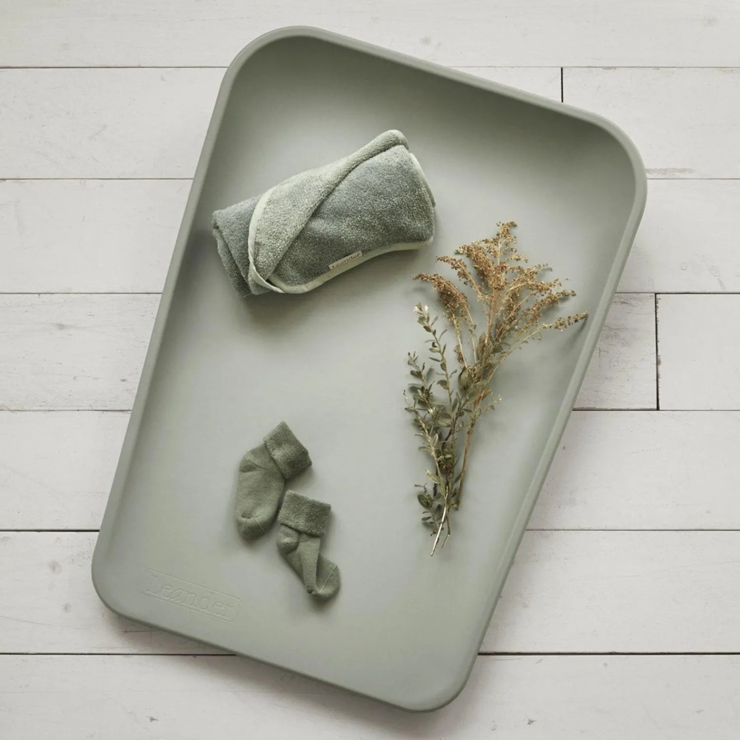 Matty Puslepude Sage Green*Leander Outlet