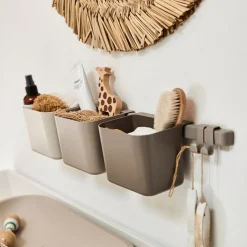 Opbevaringsholder 3-Pak Cappuccino*Leander Discount