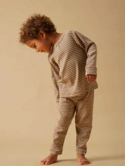 Nattøj - Gago - Sepia Tint TURTLEDOVE (stribet)*Lil'Atelier Discount