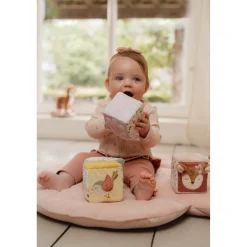 Fairy Garden Pink Plys Terninger*Little Dutch New