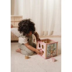 Fairy Garden Pink Aktivitetskube*Little Dutch Clearance