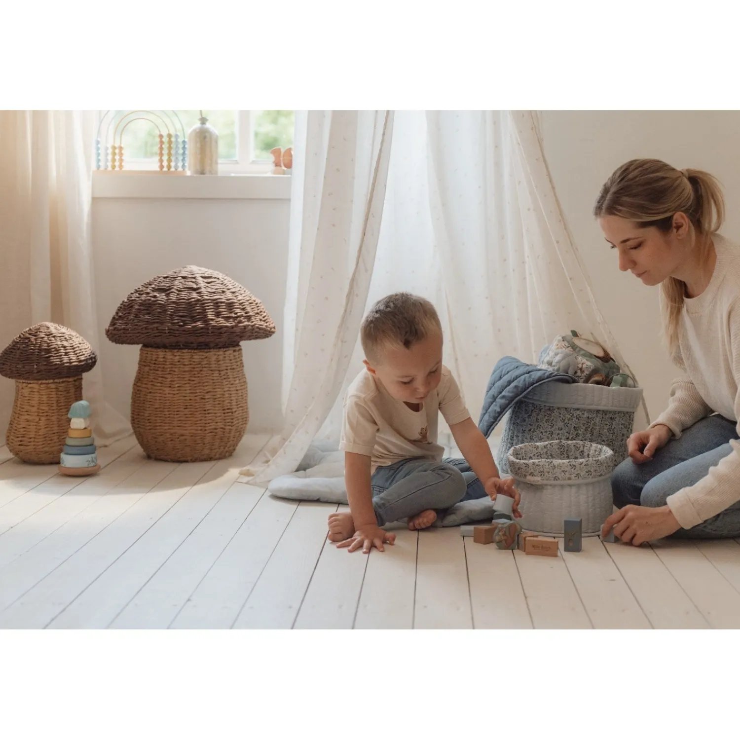 Forest Friends Blue Byggeklodser Træ*Little Dutch Discount