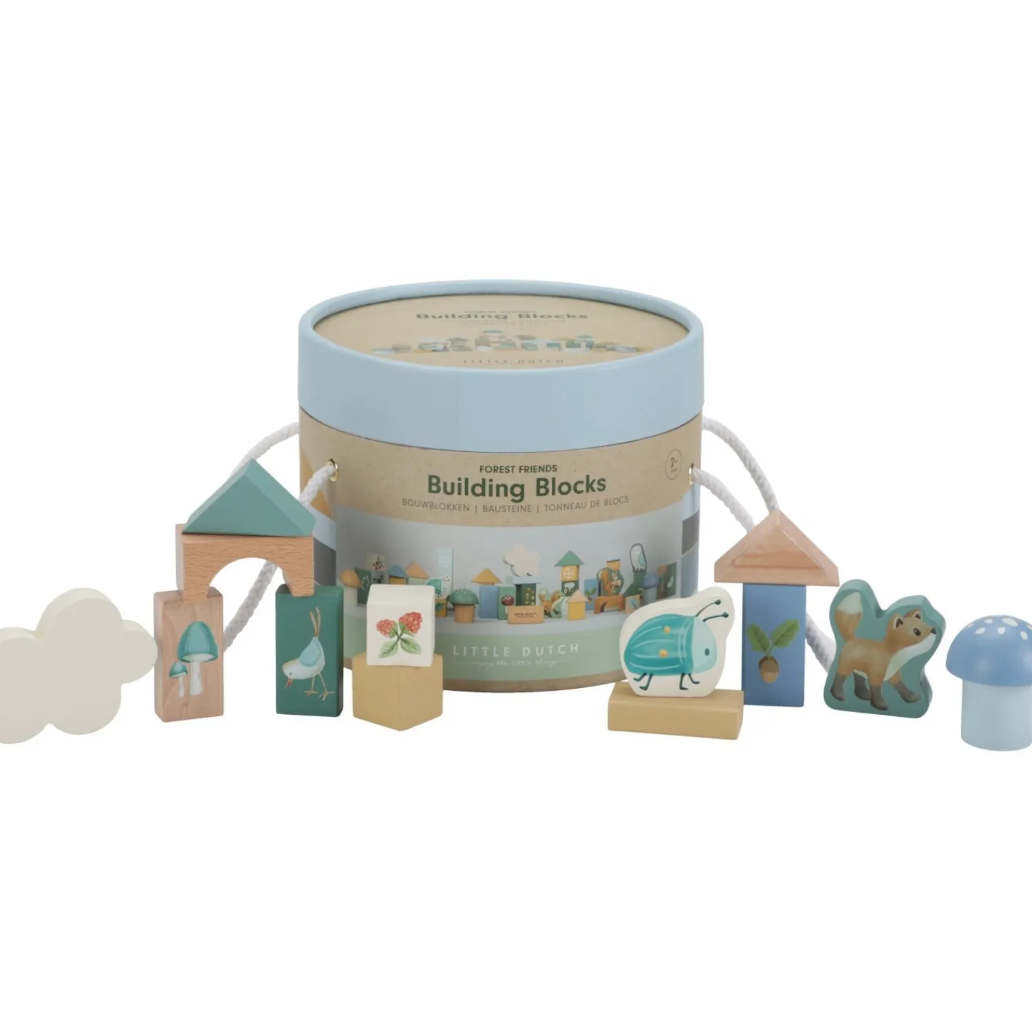Forest Friends Blue Byggeklodser Træ*Little Dutch Discount