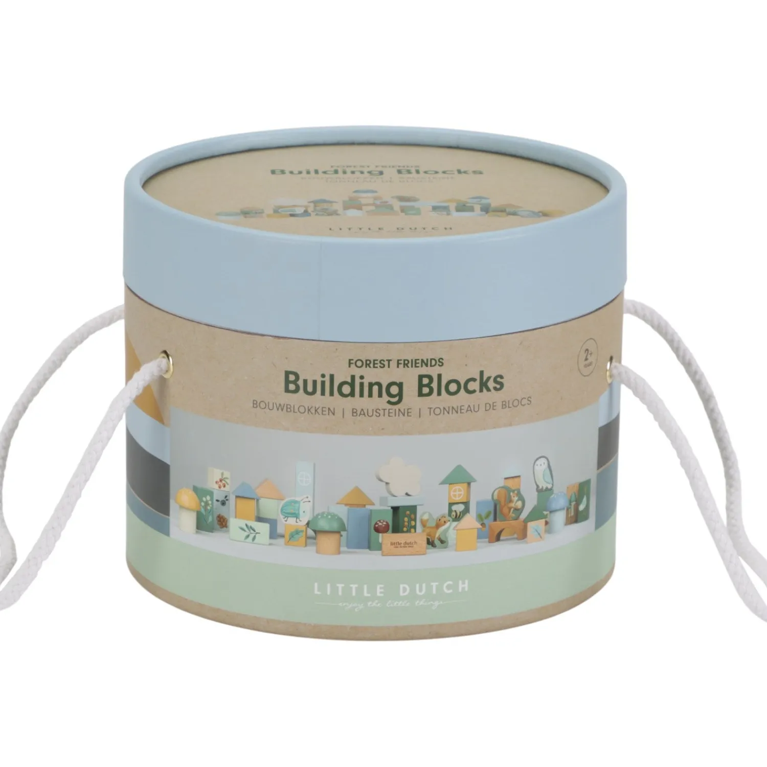 Forest Friends Blue Byggeklodser Træ*Little Dutch Discount