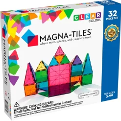 Clear Colors - Magnetsæt 32 Dele*Magna-Tiles® Clearance