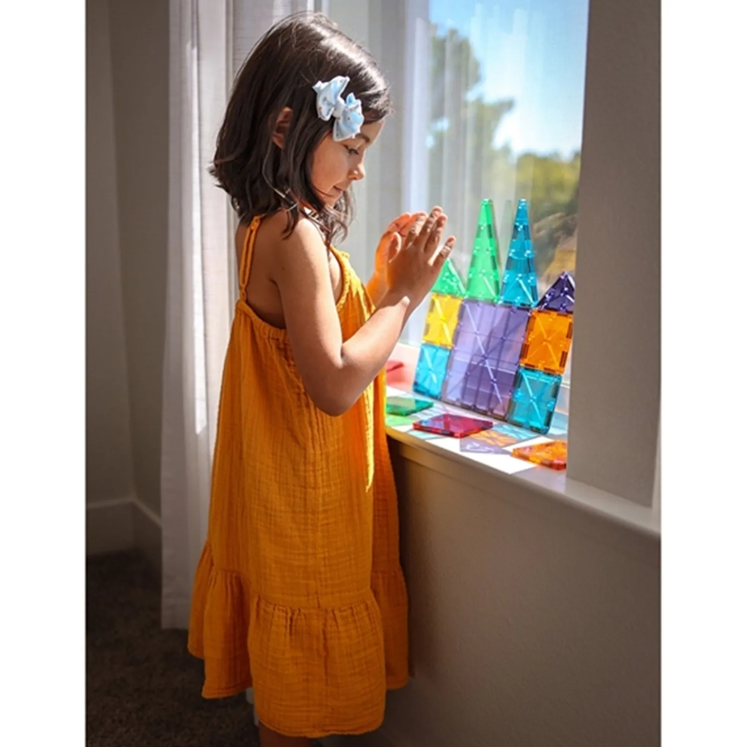 Clear Colors - Magnetsæt 32 Dele*Magna-Tiles® Clearance