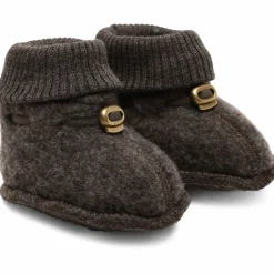 Dark Brown Melange Uld Futter*Mikk-Line